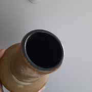 Beautiful ceramic saucer vase
