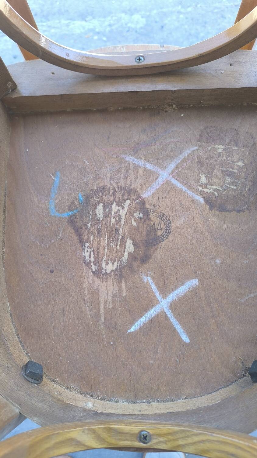 Pair of Luterma bistro chairs, 1960s