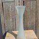 Single-stem vase in white opaline glass