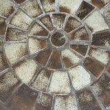 Ceramic coffee table vintage design 60s