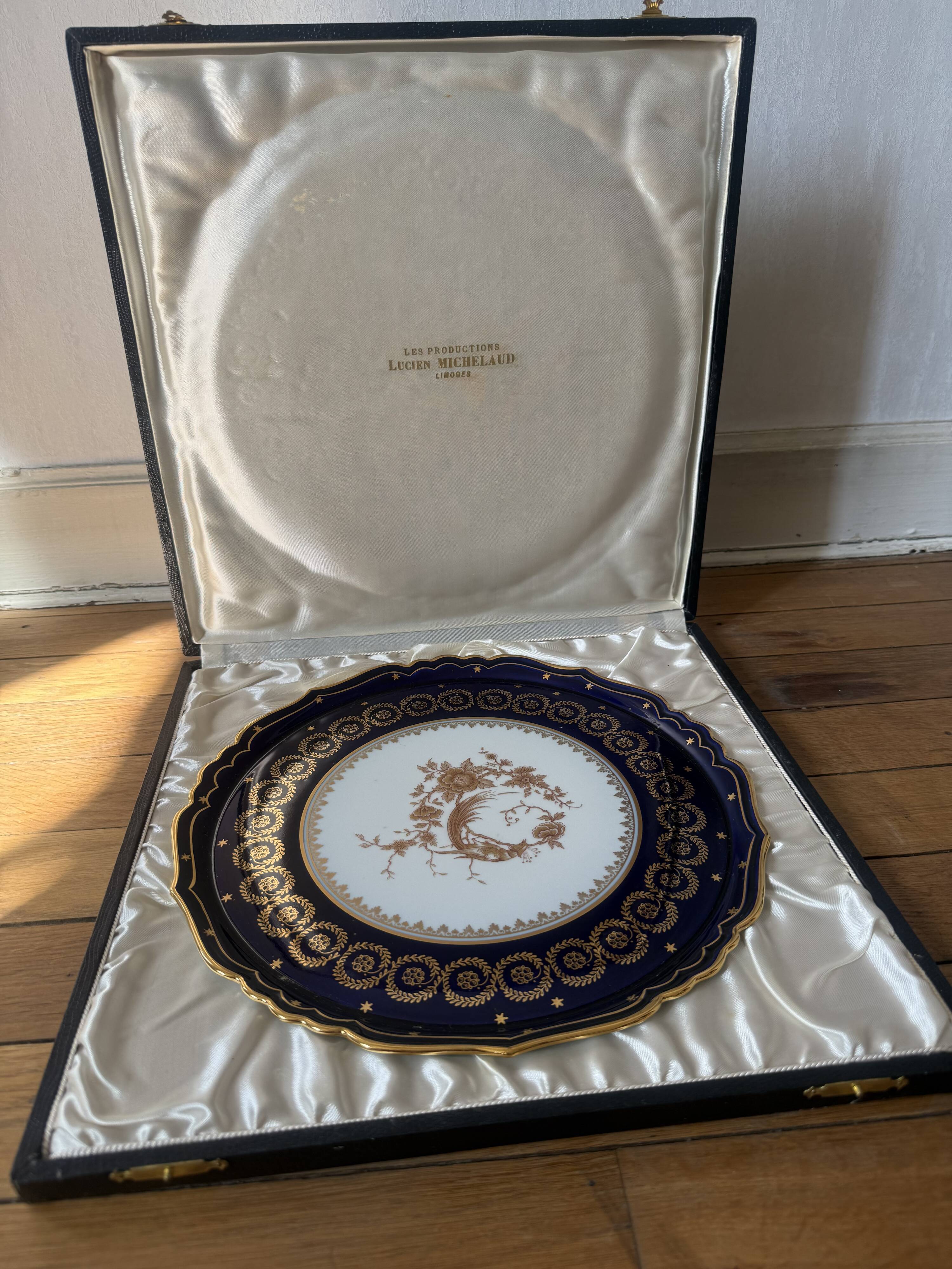 Limoges porcelain pie dish
