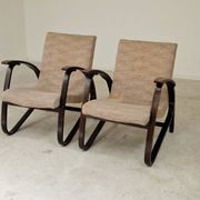 Paire de fauteuils art déco par Jan Vanek 1930
