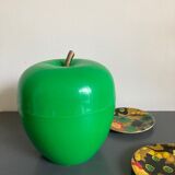 Green ice cube apple