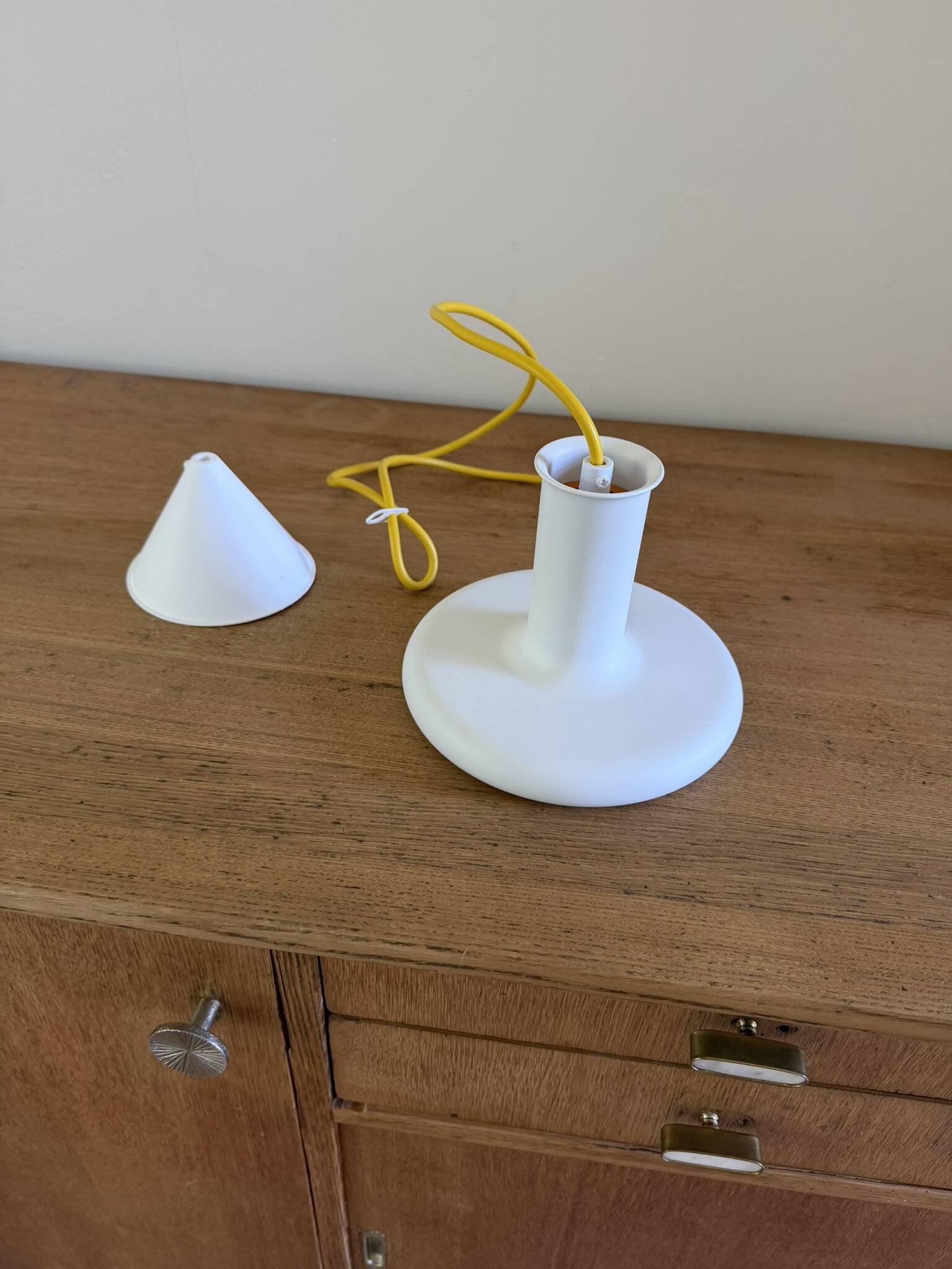 Vintage Fog & Morup Optima 5 pendant - Hans Due - Architect model