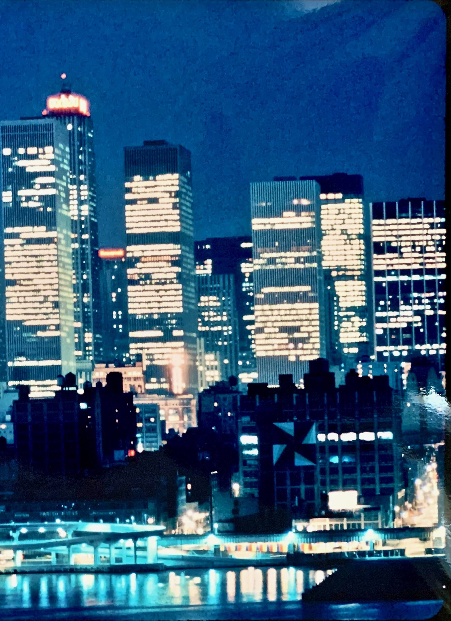 Photograph “Skyline at Night” New York City 1970