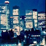 Photograph “Skyline at Night” New York City 1970
