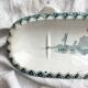 Antique Neptune iron clay soap dish, Jules Vieillard Bordeaux