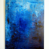 Tableau bleu profond Yannick Leniger