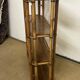 Bamboo and wood bookcase shelf, 1960