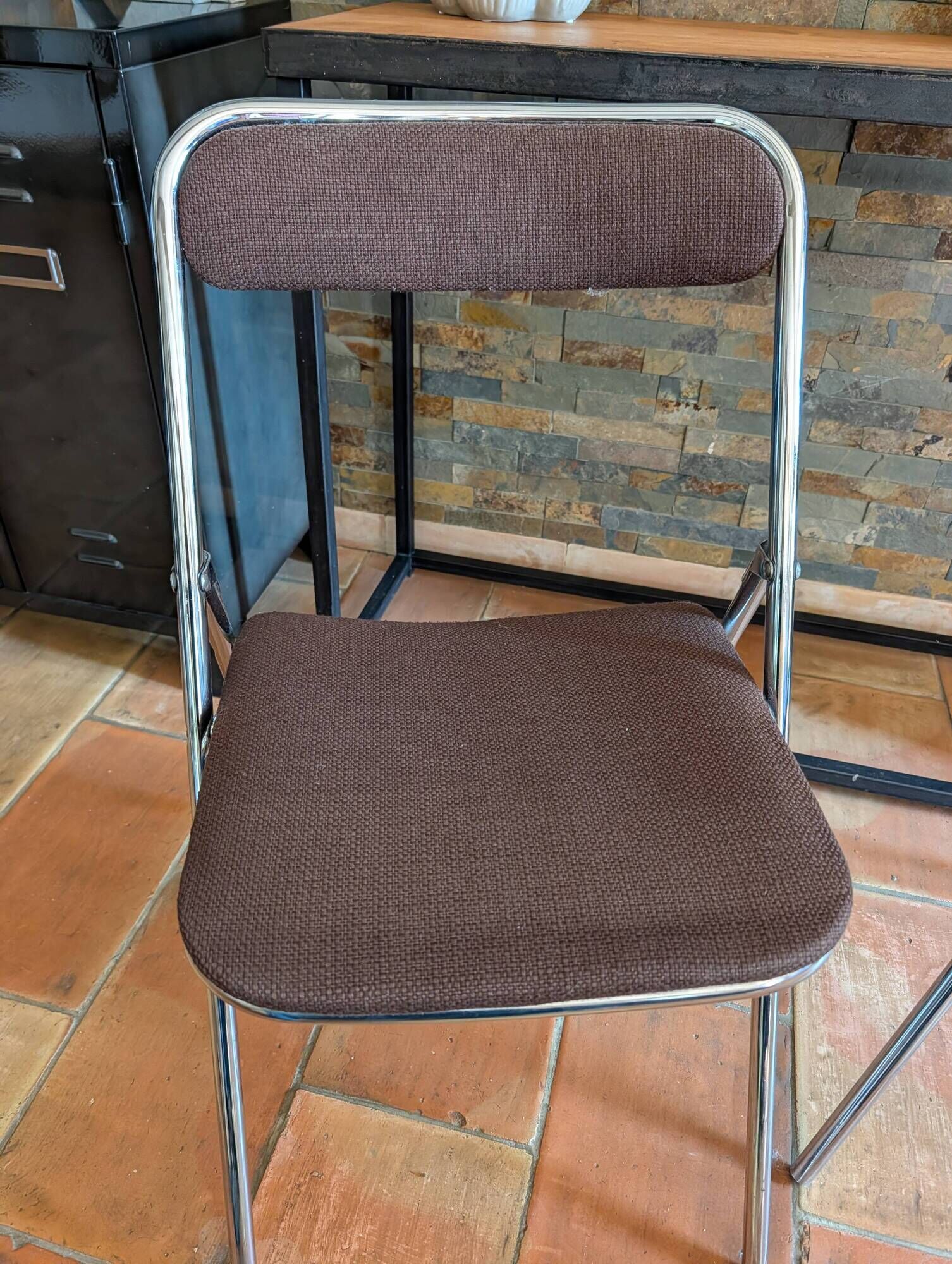 Paire de chaises pliantes Jean Sauvignet