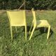 Paire de chaises de Philippe Starck  slick slick jaune