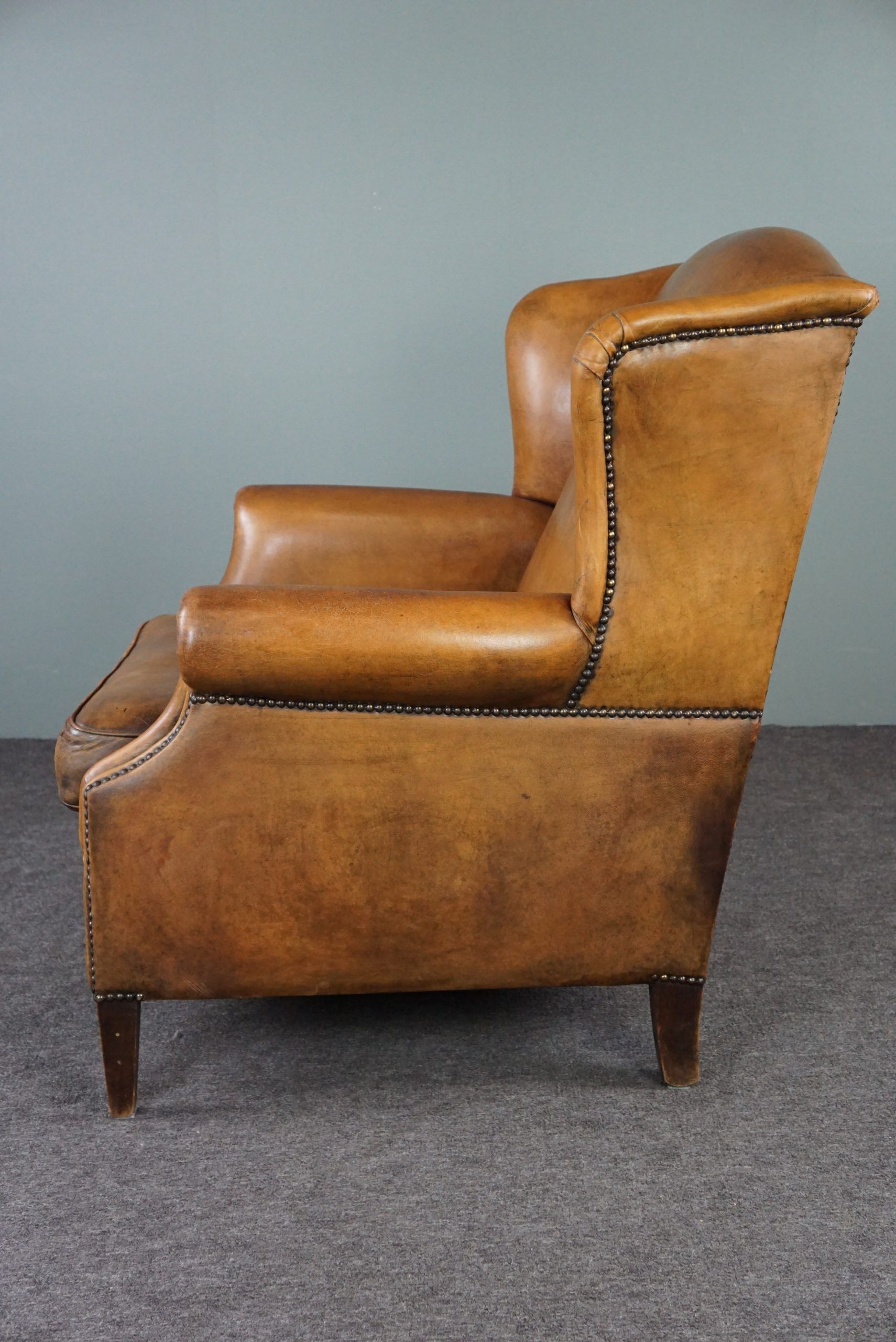 Sheepskin armchair