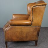Sheepskin armchair