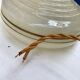 Pair of Art Deco Clichy glass pendant lights