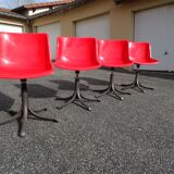 4 Modus chairs designed by Osvaldo Borsani for Tecno vintage