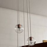 1960s 5-globe cascade chandelier by RAAK