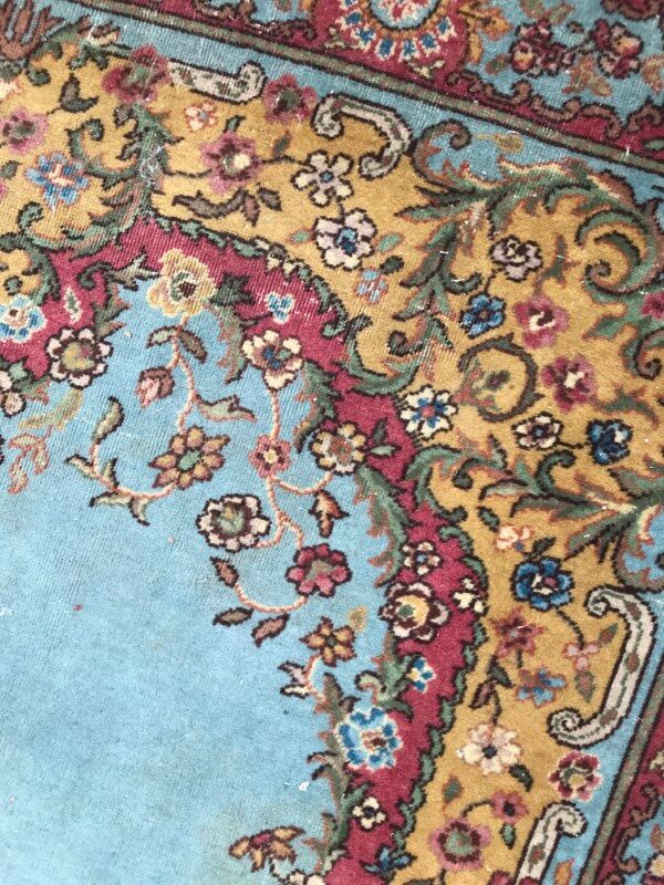 Tapis vintage transylvanie floral pour couloir 142x195 cm