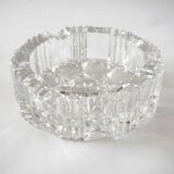 Round crystal ashtray