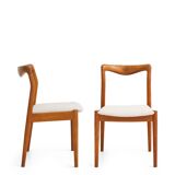 Set of 2 mid-century Danish dining chairs by H.W. Klein