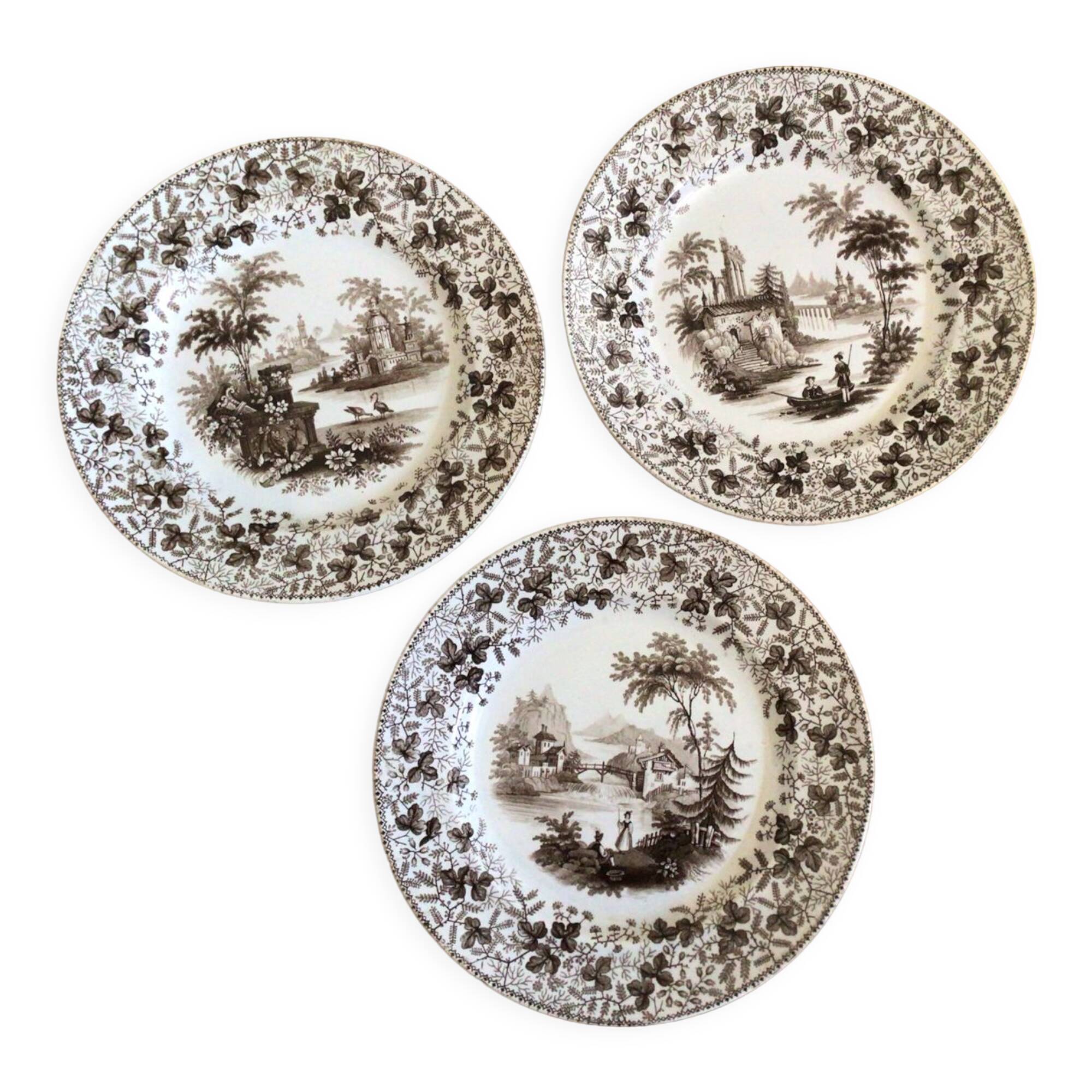 Set of 3 plates collection