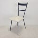 Set of 2 Italian Metal and Brass Chairs, 1960's
