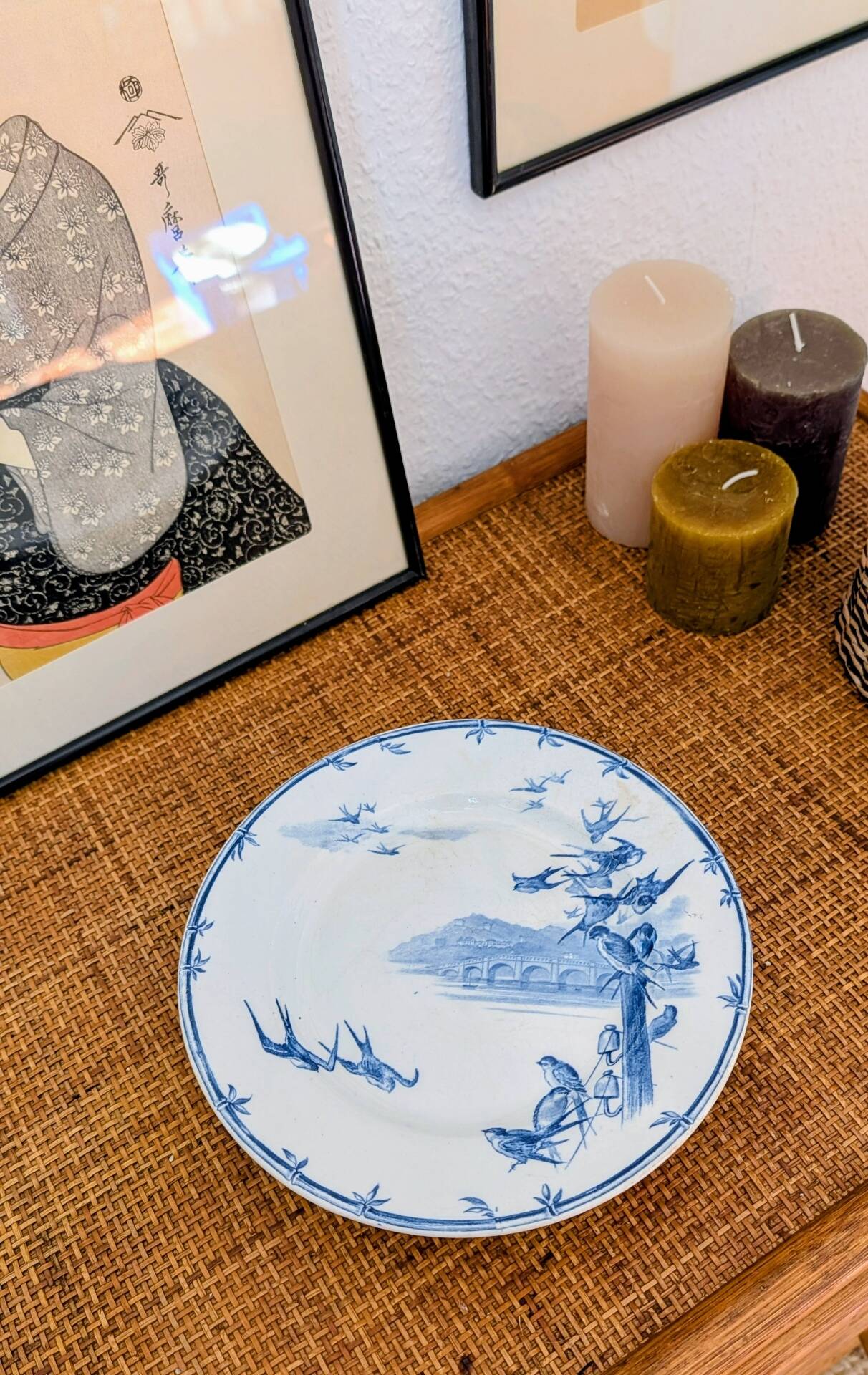 COMPOTE DISH "THE SWALLOWS"