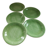 5 dessert plates Salins Mistral