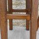 Pair of high solid wood bar stools