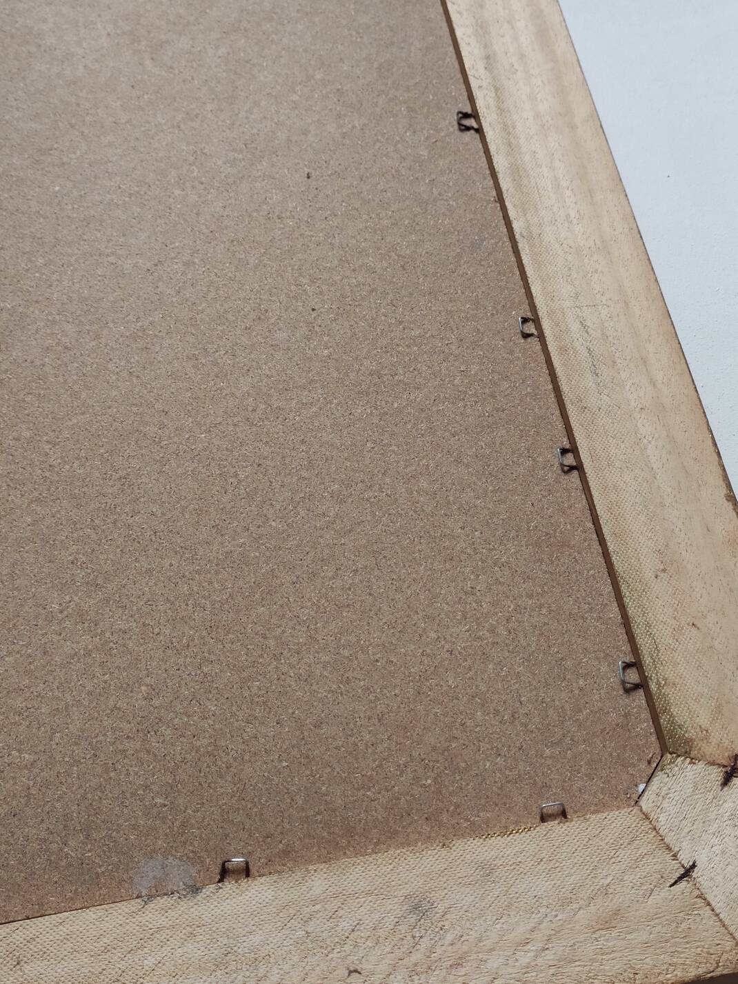 Large painted wood mirror