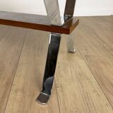 Table basse en céramique et chrome, années 70