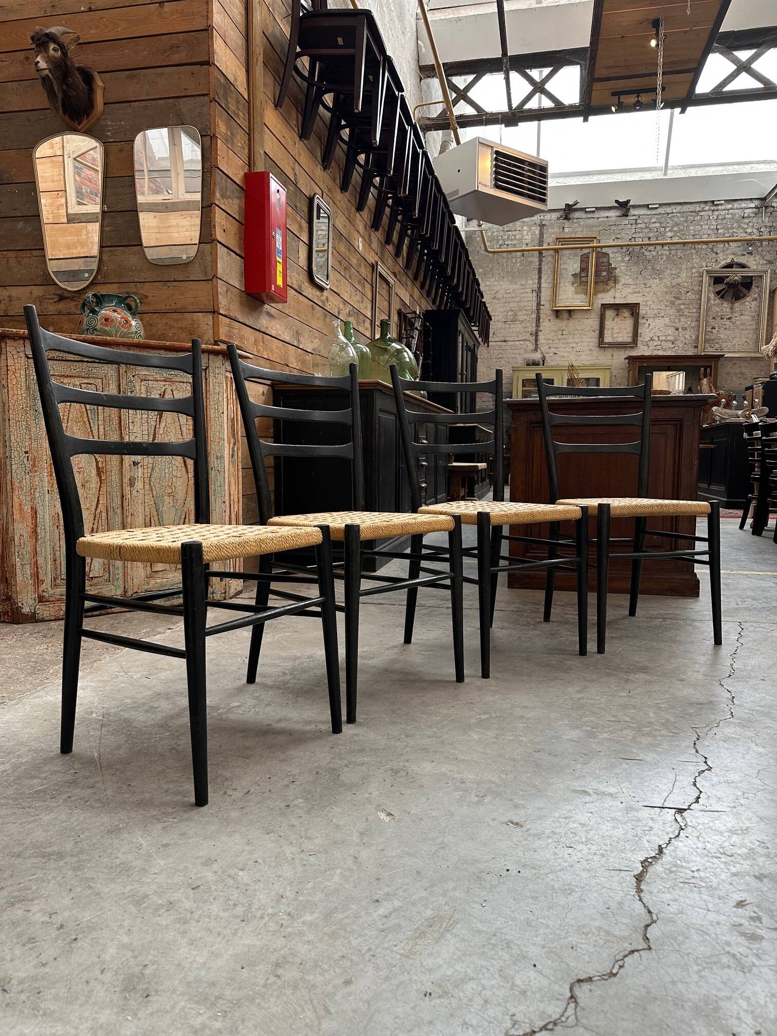 Set of 4 Gessef chairs from the 60s