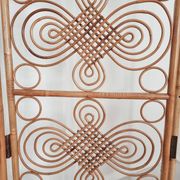 Room divider / screen in rattan, modern Scandinavian style, Swedish, mid-1900s.