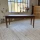 Table de ferme chêne 1950 pieds fuseaux