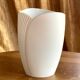 Vintage white porcelain vase AK Kaiser. It is signed Manfred Frey, 1960