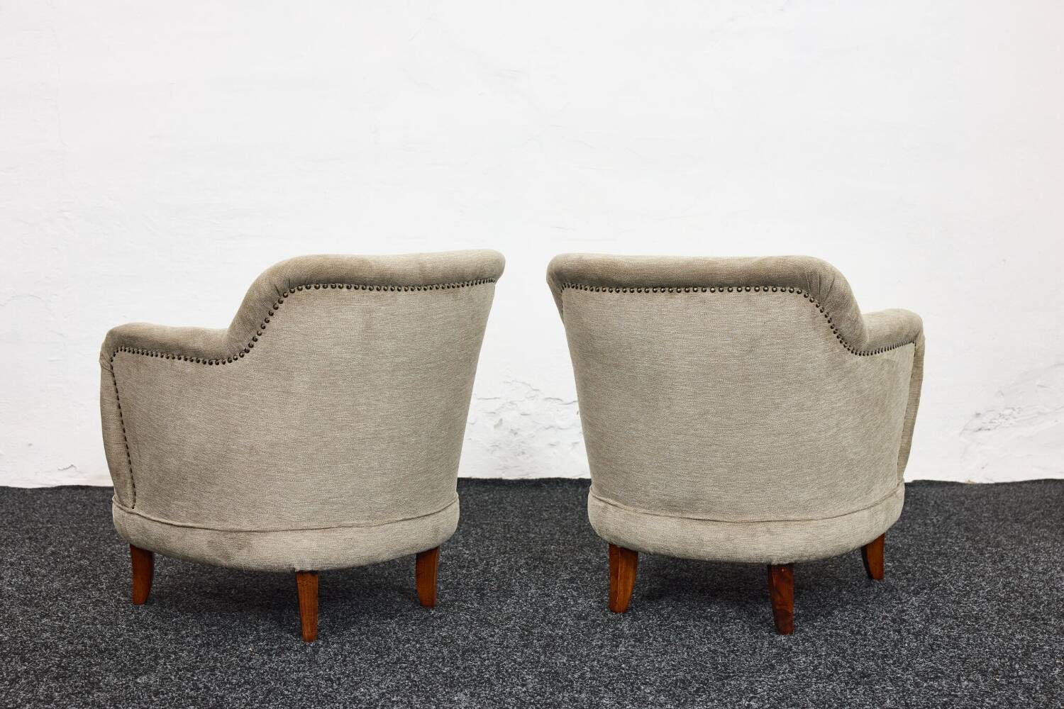 Fauteuils-chaises cocktail du milieu du siècle conçus par Pál Vince, 1947 Hongrie