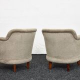 Fauteuils-chaises cocktail du milieu du siècle conçu par Pál Vince, 1947 Hongrie