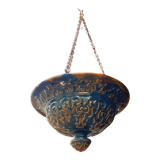Hanging planter in glazed terracotta late nineteenth