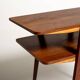Swedish teak and mahogany side table, 1950s