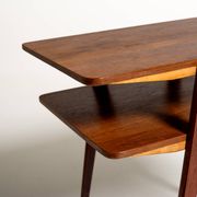 Swedish teak and mahogany side table, 1950s