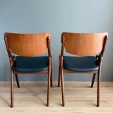 Chaises Arne Hovmand Olsen pour Mogens Kold vers les années 1950