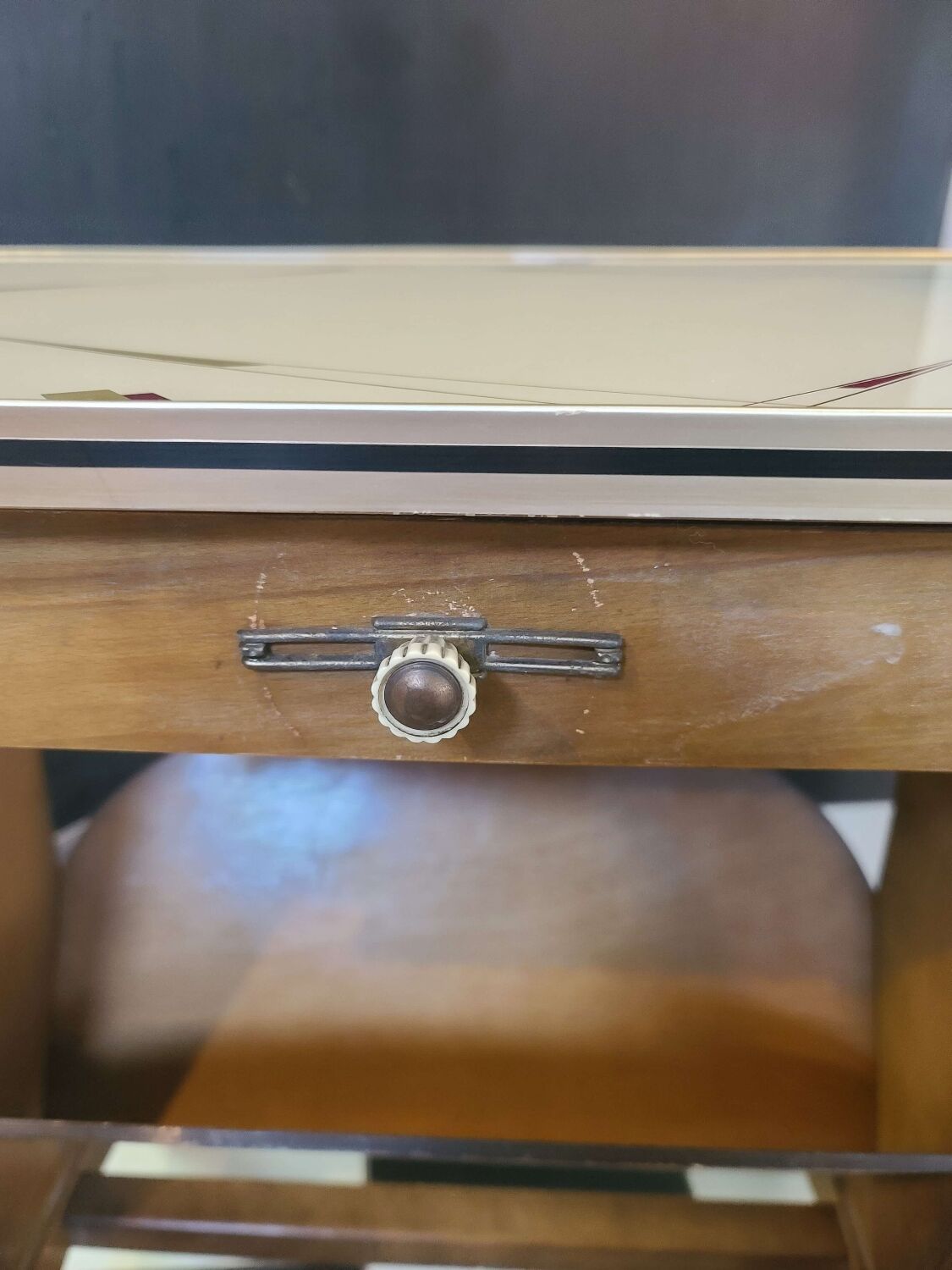 Magazine holder side table