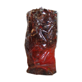 Lamp made of resin and glass 70s
