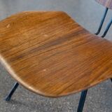 PAIR FOLDING-CHAIRS S88 BY OSVALDO BORSANI FOR TECNO