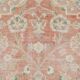 9x13 Blush Pink Vintage Persian Rug, Handmade Luxury Decor, 283x408 Cm