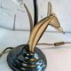 Set of 2 vintage lotus table lamps / capiz shell lamps