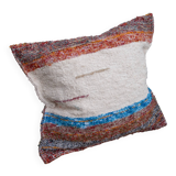 Housse de cousin artisanale tissé main en coton recyclé