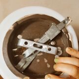 Ceiling lamp 20 cm round opaline