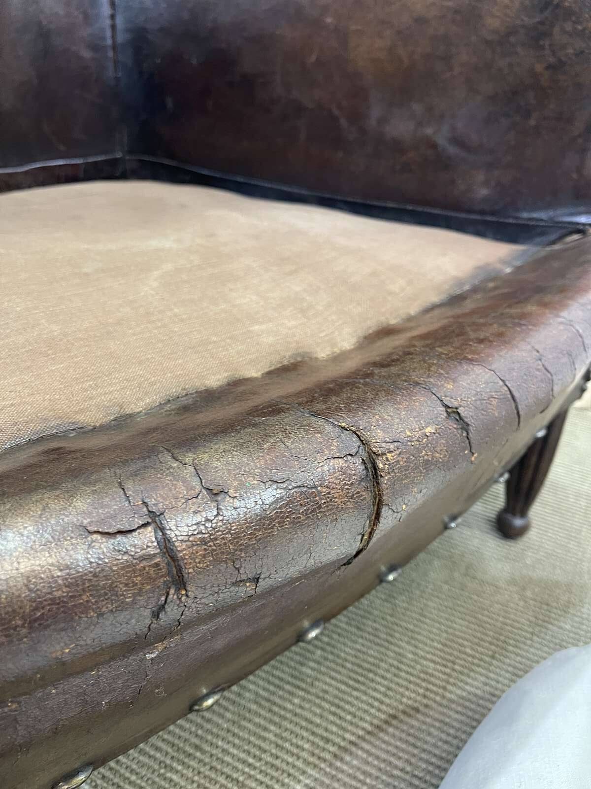 Art Deco period club lounge in leather and fabric seating
