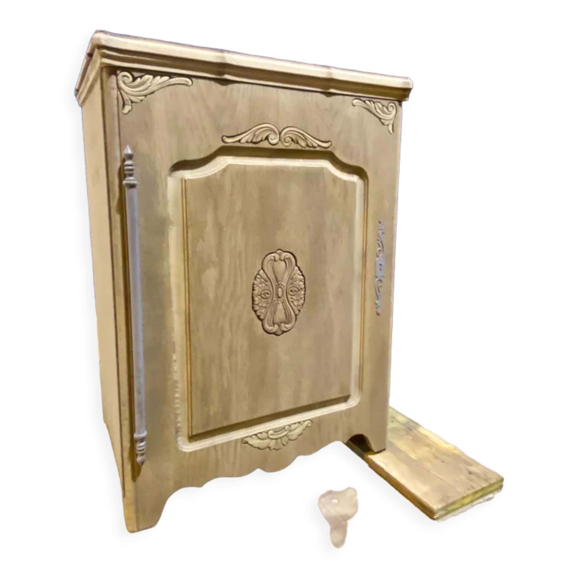 Console chêne brut de décapage