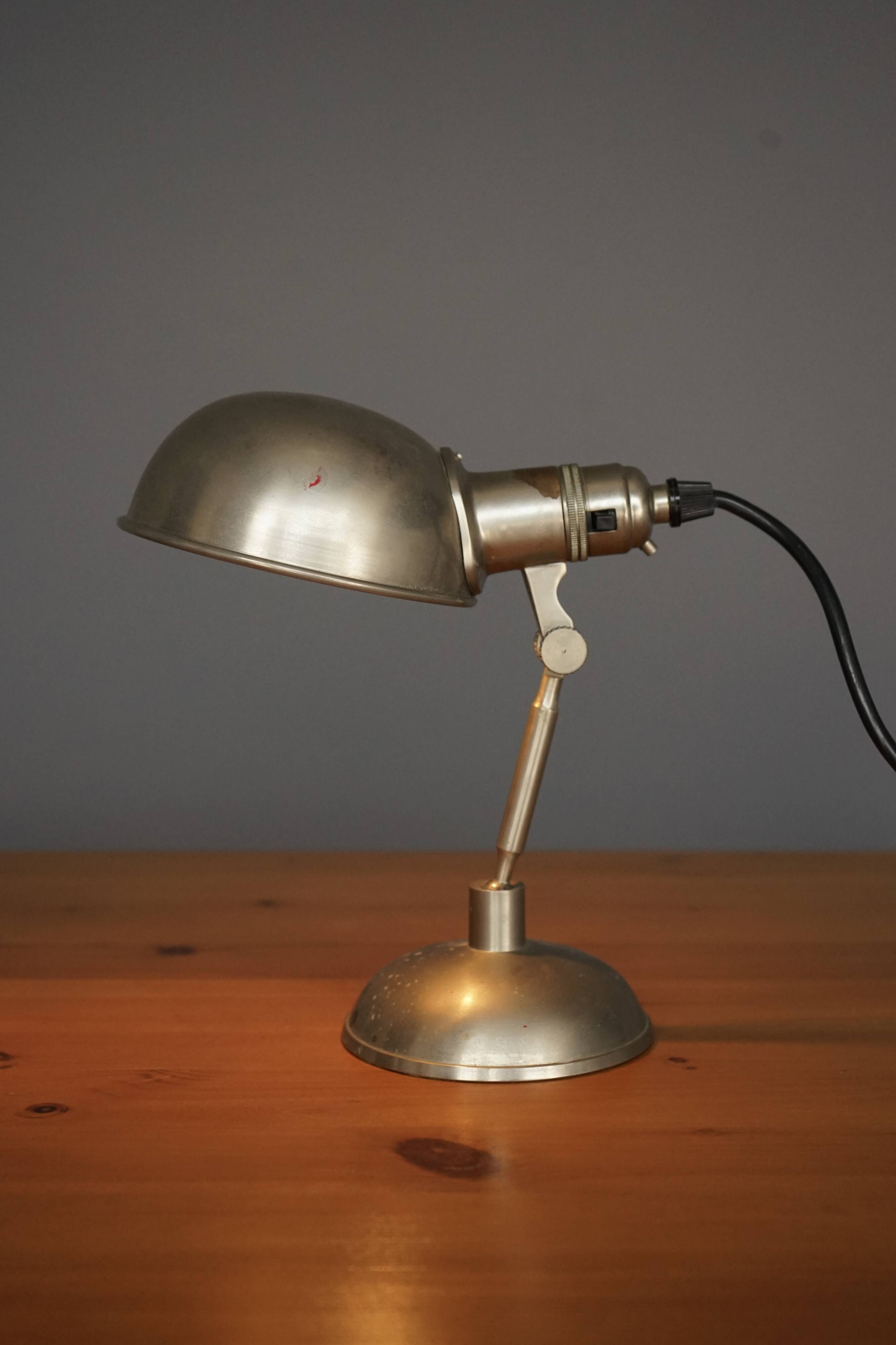 Lampe articulée industrielle, années 1930